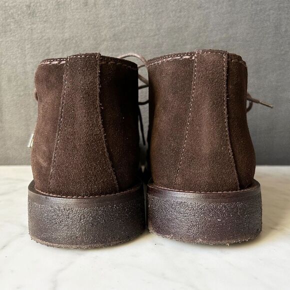 Bally Pontos Chukka Boots Men\'s Size 7.5 D Brown Suede Leather Gum Sole Italy main image 4